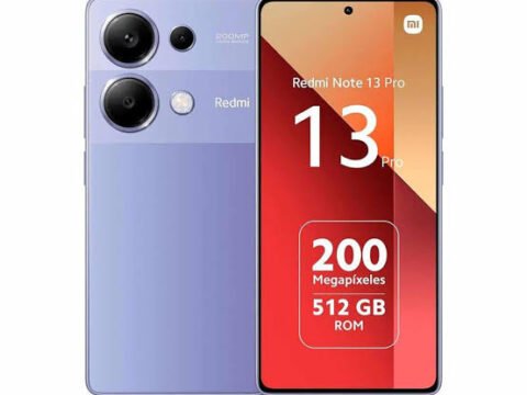 Redmi Note 13 Pro 4G official colors with front and rear views