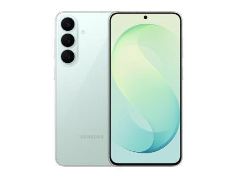 Samsung Galaxy S26 FE official Pistachio front product image